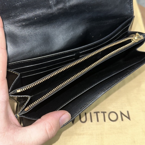 Louis Vuitton noir Suhali leather le favori wallet organizer - Picture 8 of 12